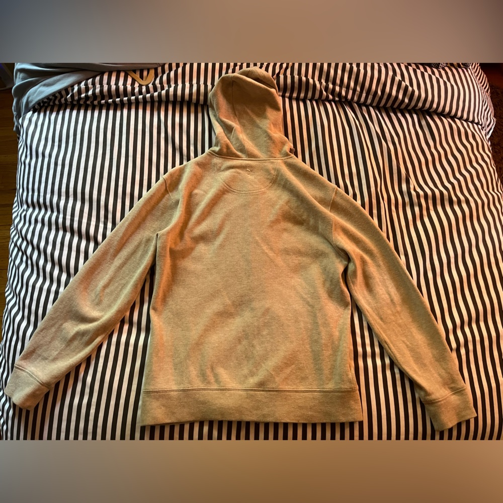 Cream Tailor Byrd Full-Zip Hoodie. Size Small.